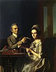John Singleton Copley Canvas Paintings - Mr. and Mrs Thomas Mifflin
